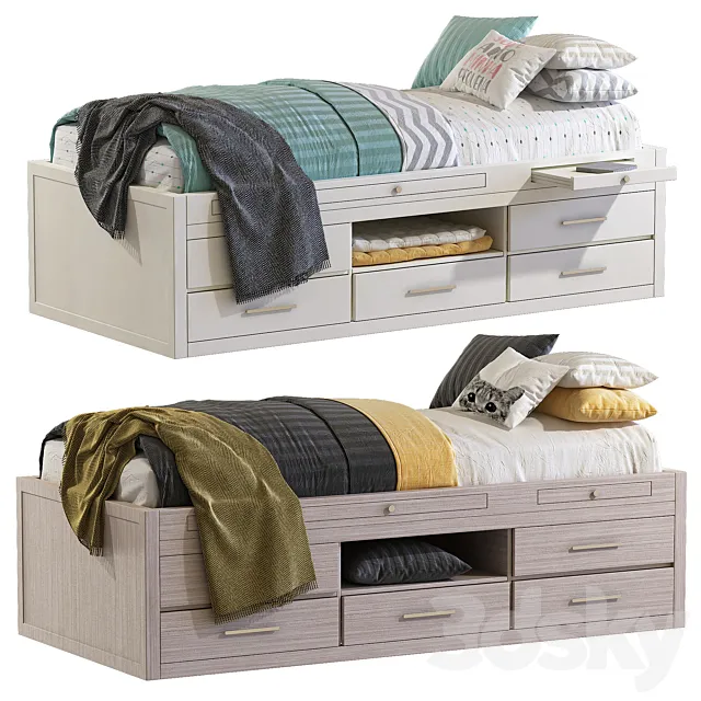 Cleary Captain's Bed 3D Model