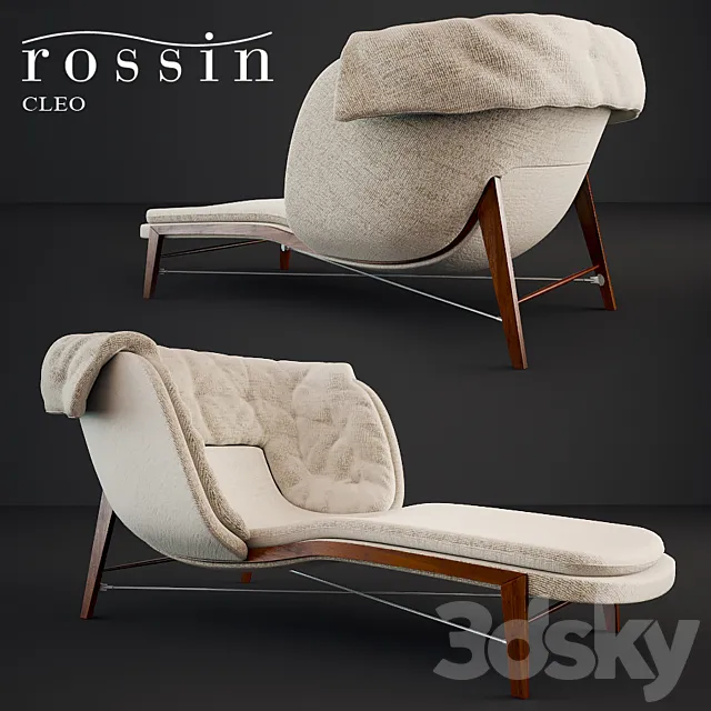 CLEO Chaise by ROSSIN 3D Model