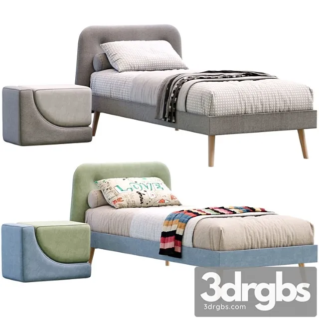 Cleo single bed by nidi