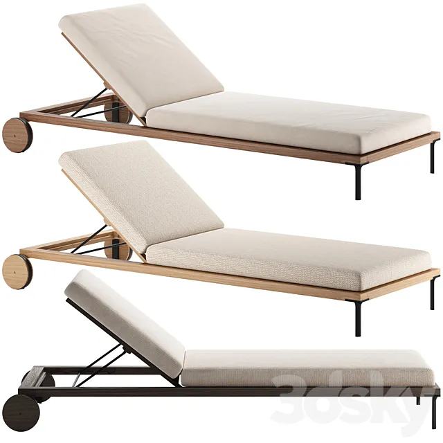 CLEOSOFT SUNBED by Talenti 3D Model