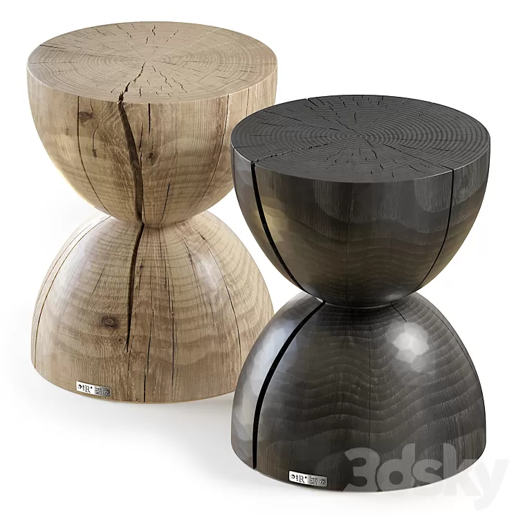 Clessidra side table 3D Model