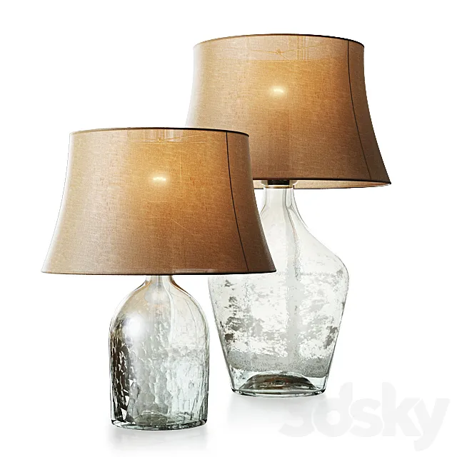 CLIFT GLASS TABLE LAMPS Free Download