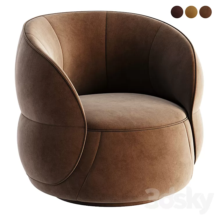 Clip Armchair Ditre Italia 3D Model Free