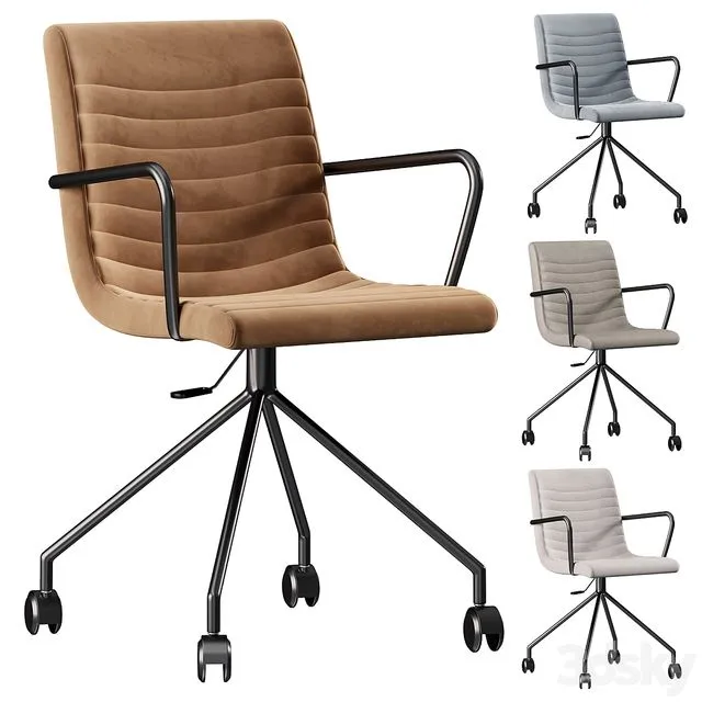 Clip Office Chair 3D Model