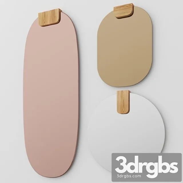 Clip Wall Mounted by Sculptures Jeux Mirror 3D Model Free