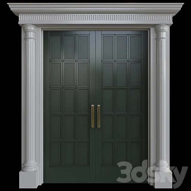 Clive Christian door 3D Model