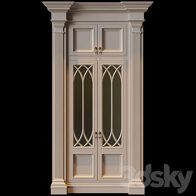 Clive Christian Wardrobe 3D Model