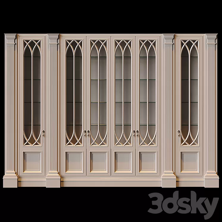 Clive Christian Wardrobe 3D Model
