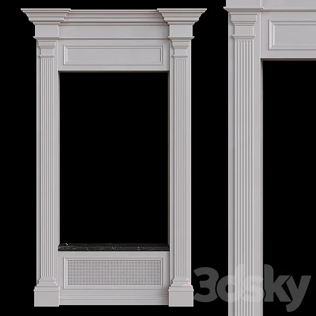 Clive Christian Window 3D Model