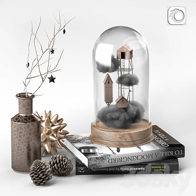 Cloche glass decorative 3DModel