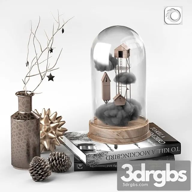 Cloche glass decorative