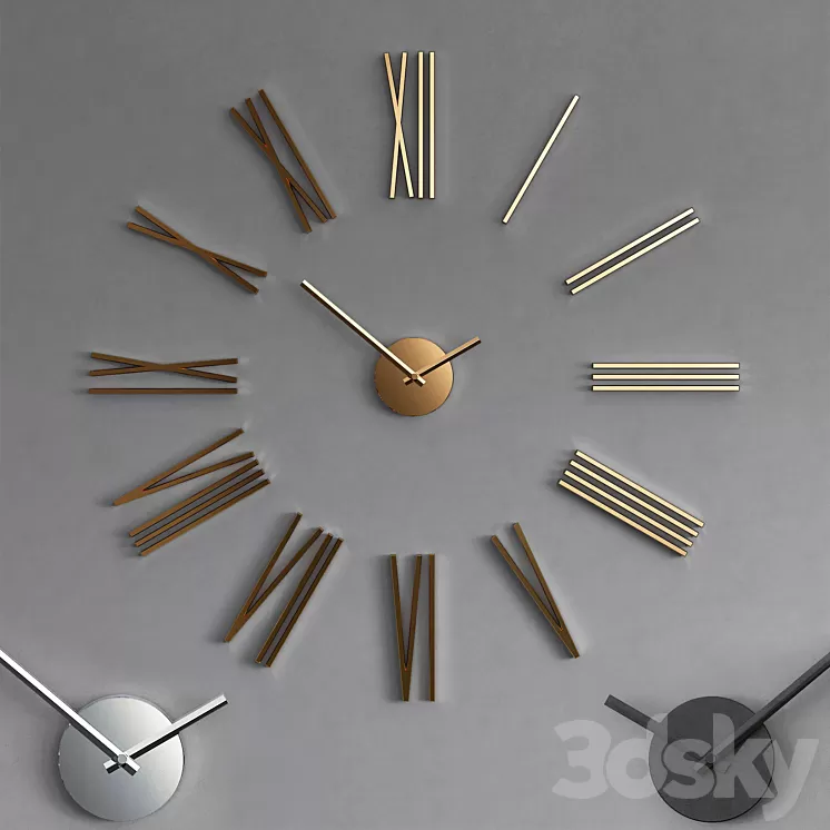Clock 111 3D Model