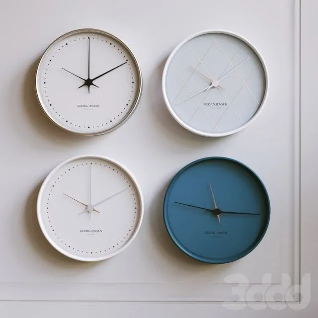 CLOCKS GEORG JENSEN 3D Model