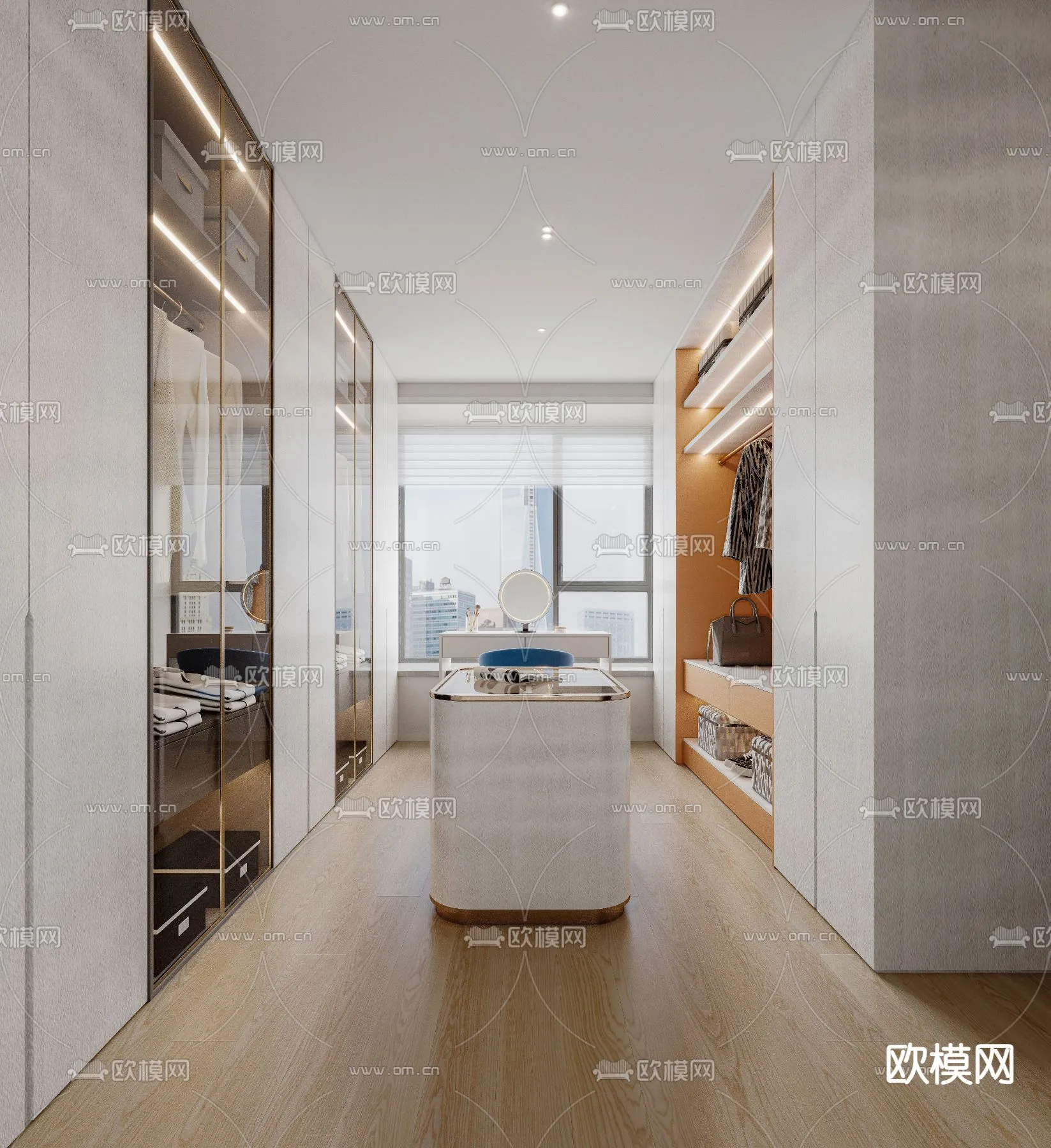 CLOSET ROOM - CORONA - 3D MODEL - 2283