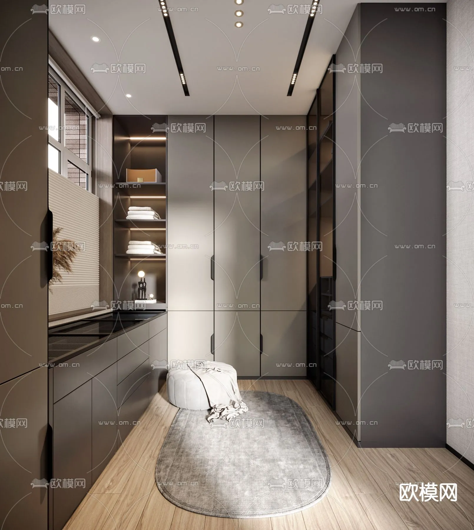 CLOSET ROOM - CORONA - 3D MODEL - 2293