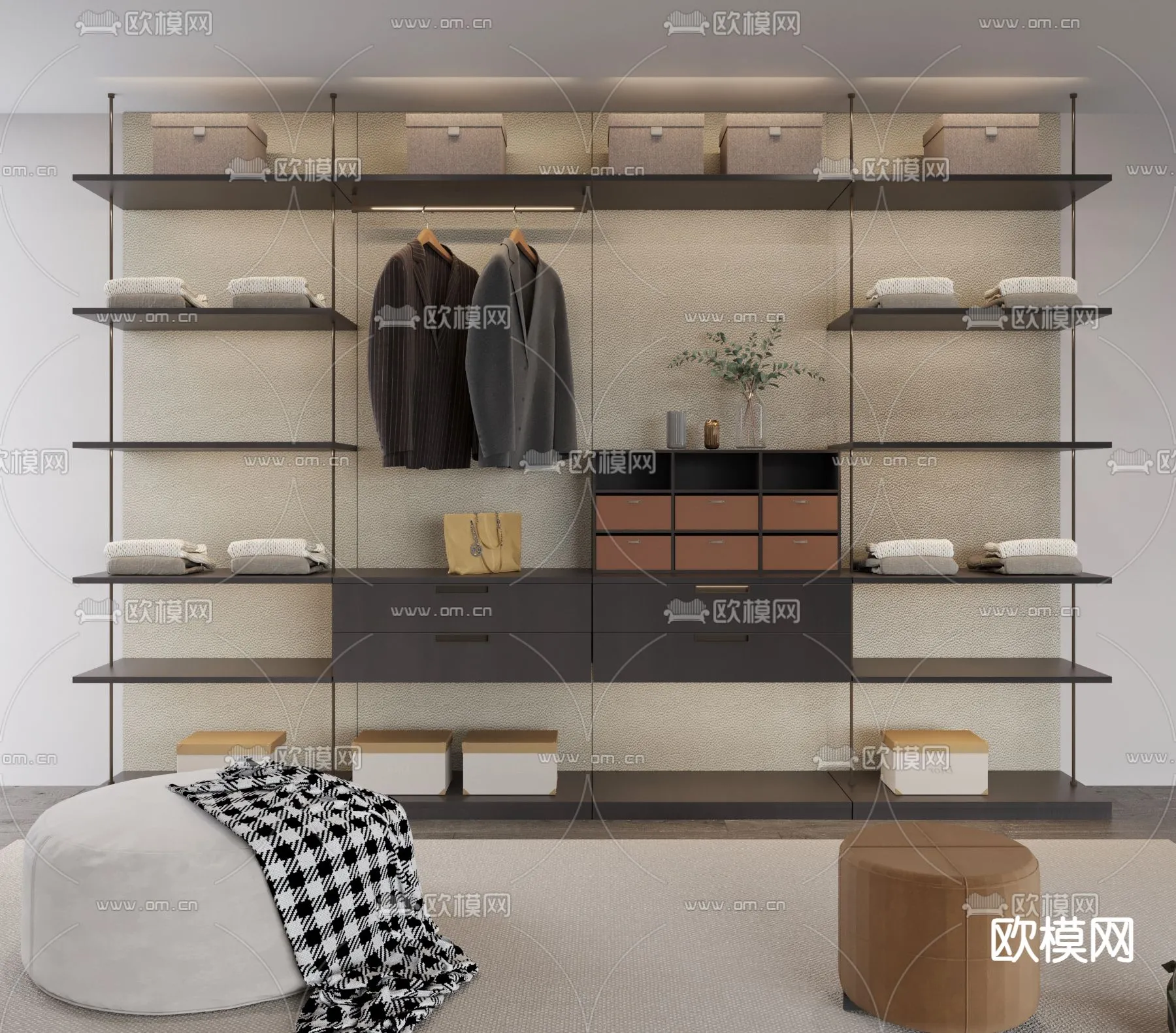 CLOSET ROOM - CORONA - 3D MODEL - 2297