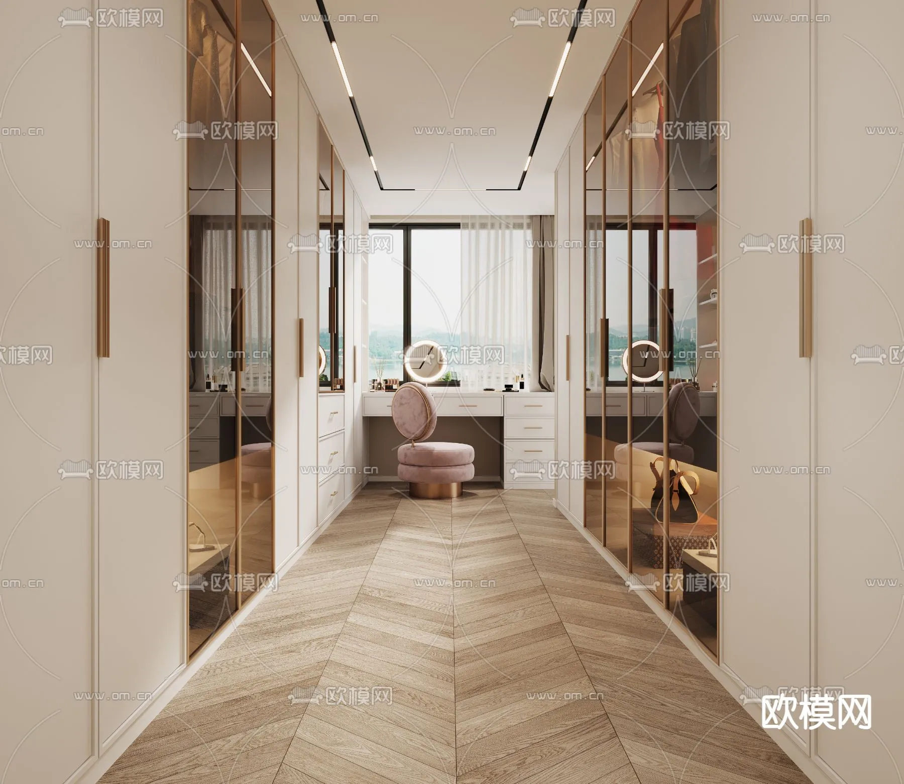 CLOSET ROOM - CORONA - 3D MODEL - 2318