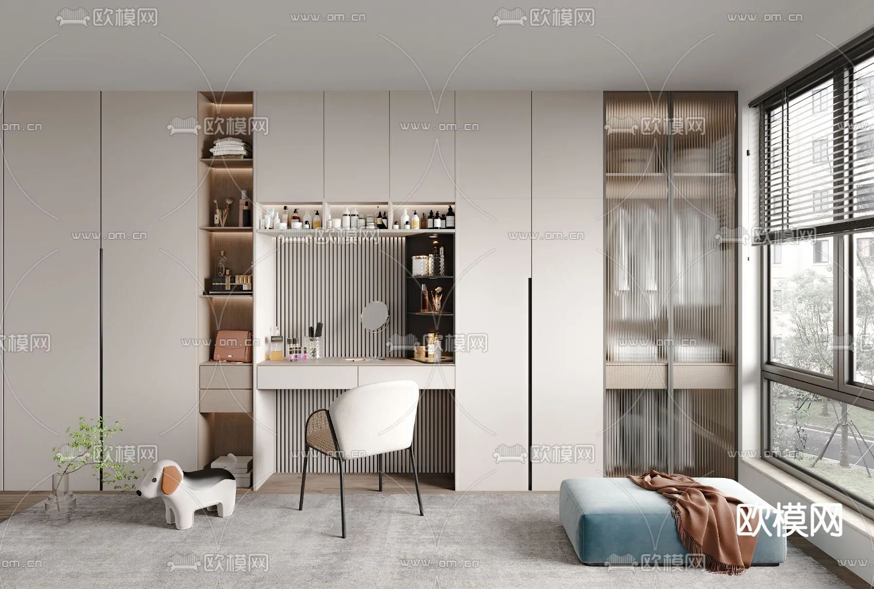 CLOSET ROOM - CORONA - 3D MODEL - 2336