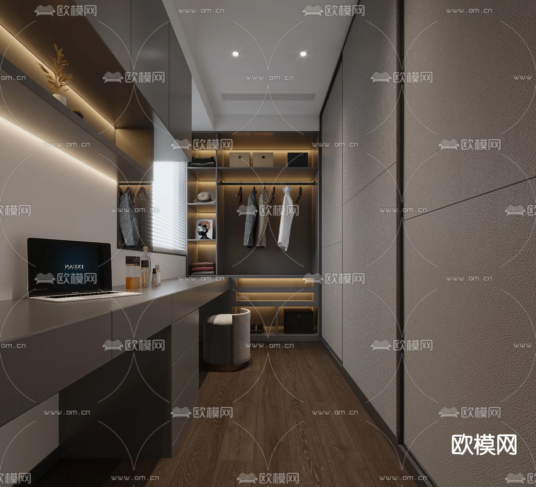 CLOSET ROOM - CORONA - 3D MODEL - 2344