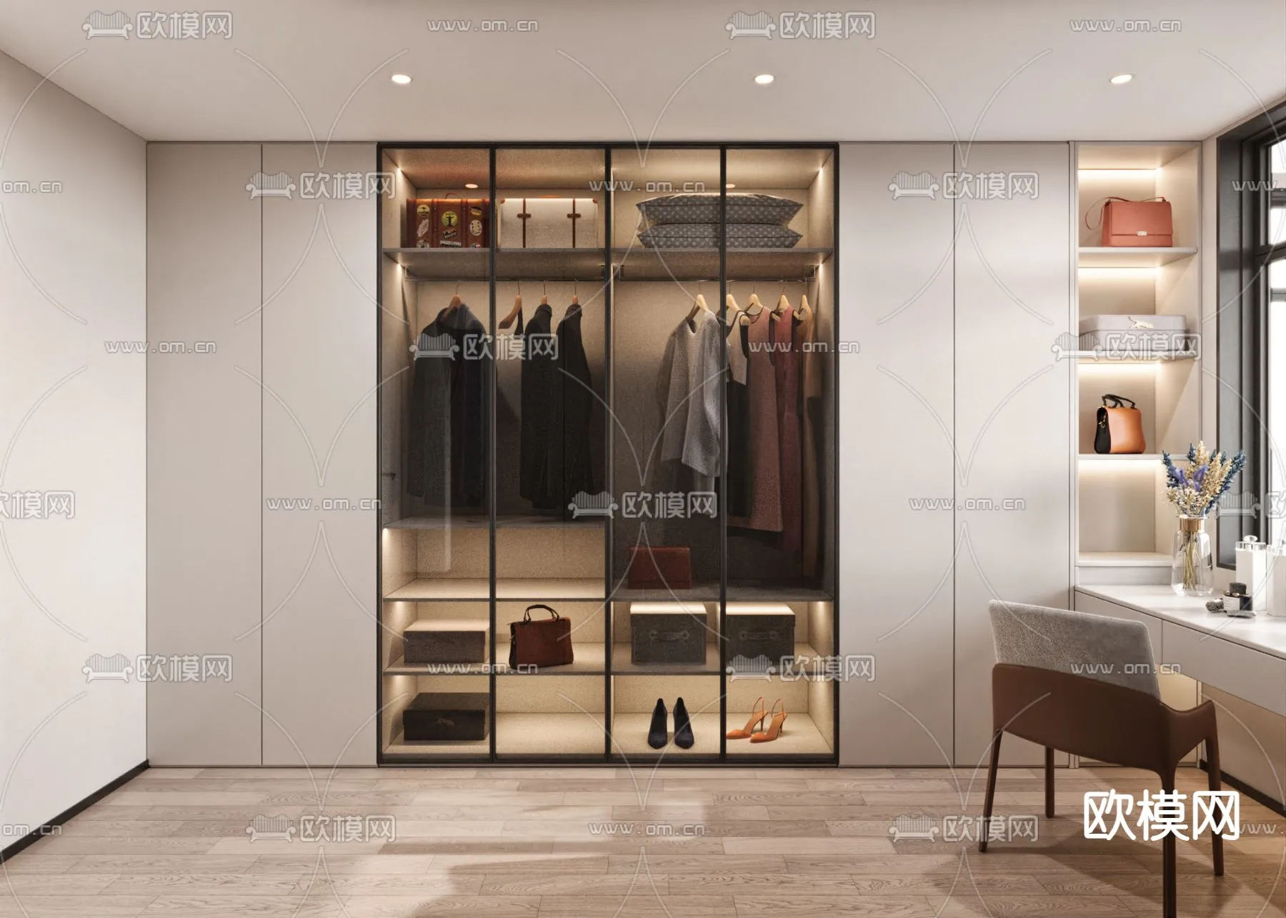 CLOSET ROOM - CORONA - 3D MODEL - 2350