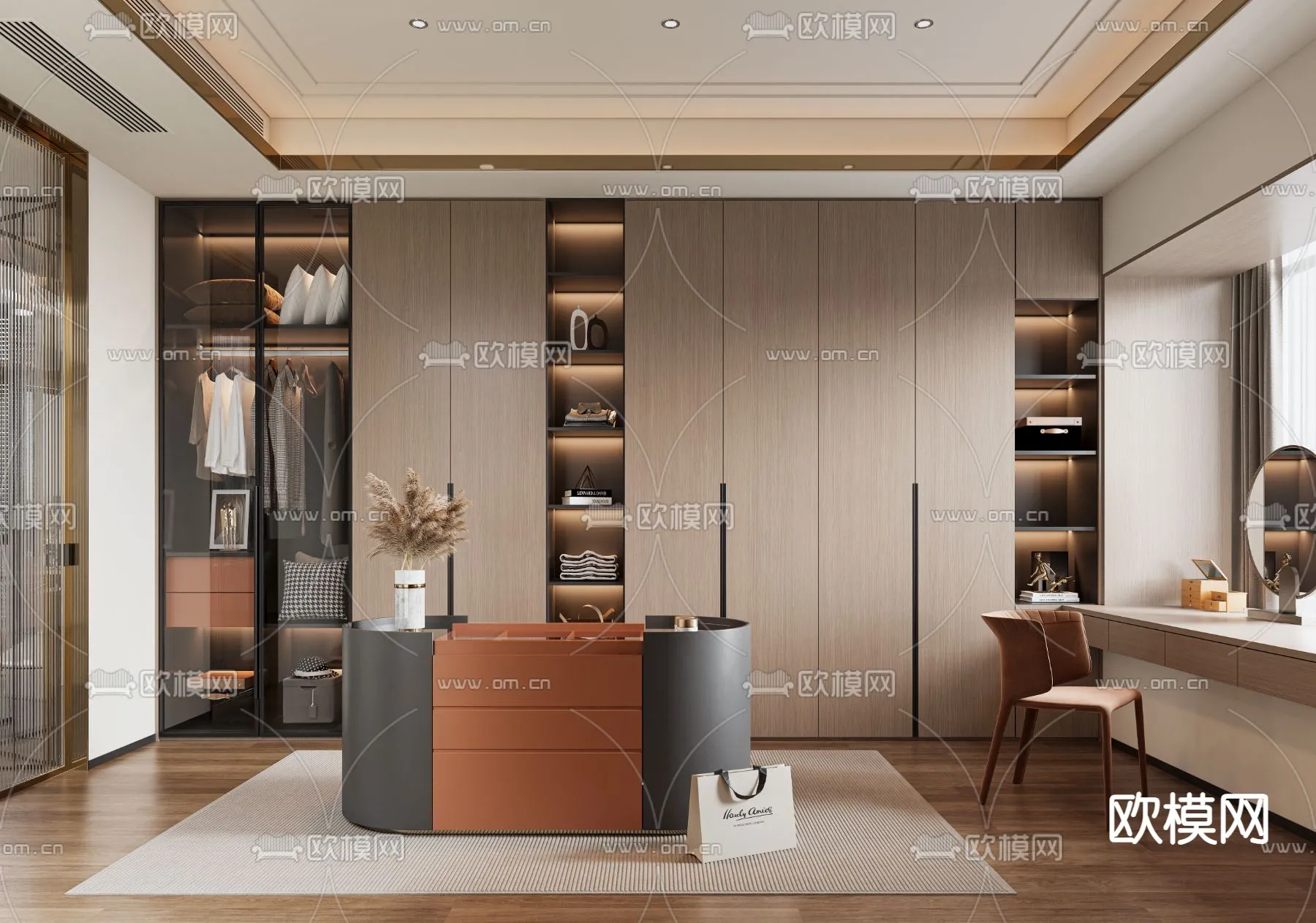 CLOSET ROOM - CORONA - 3D MODEL - 2351