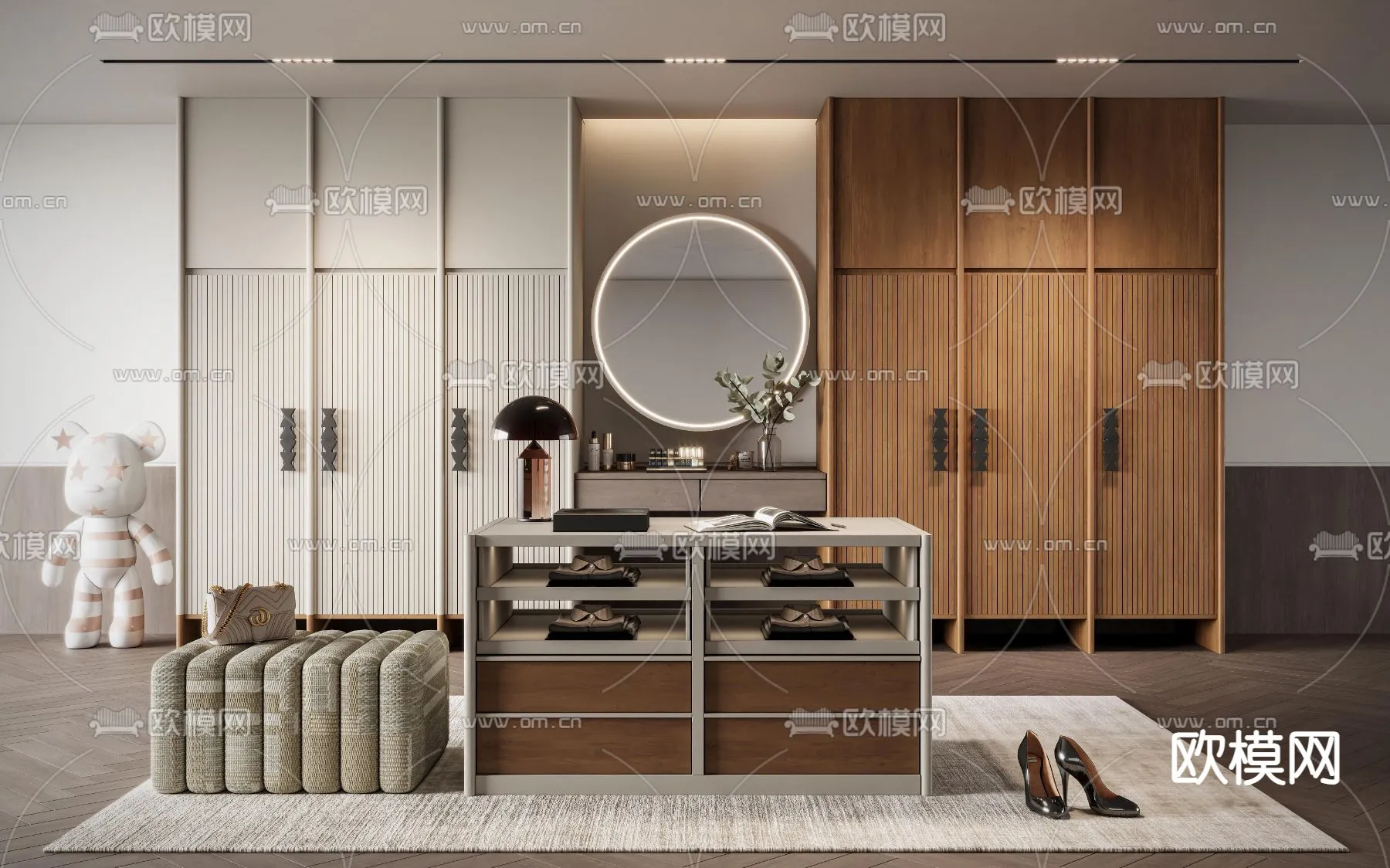 CLOSET ROOM - CORONA - 3D MODEL - 2352