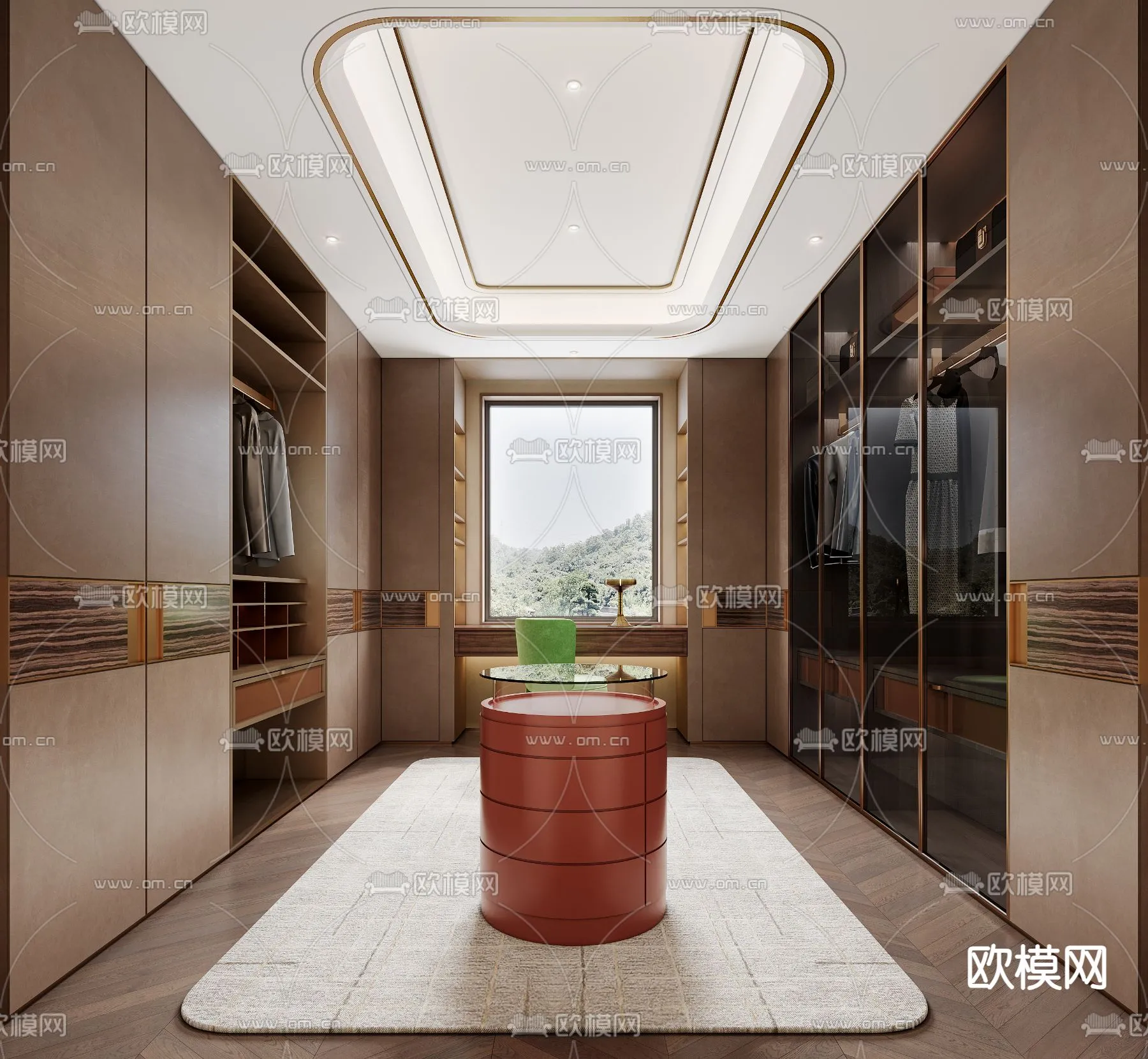 CLOSET ROOM - CORONA - 3D MODEL - 2362