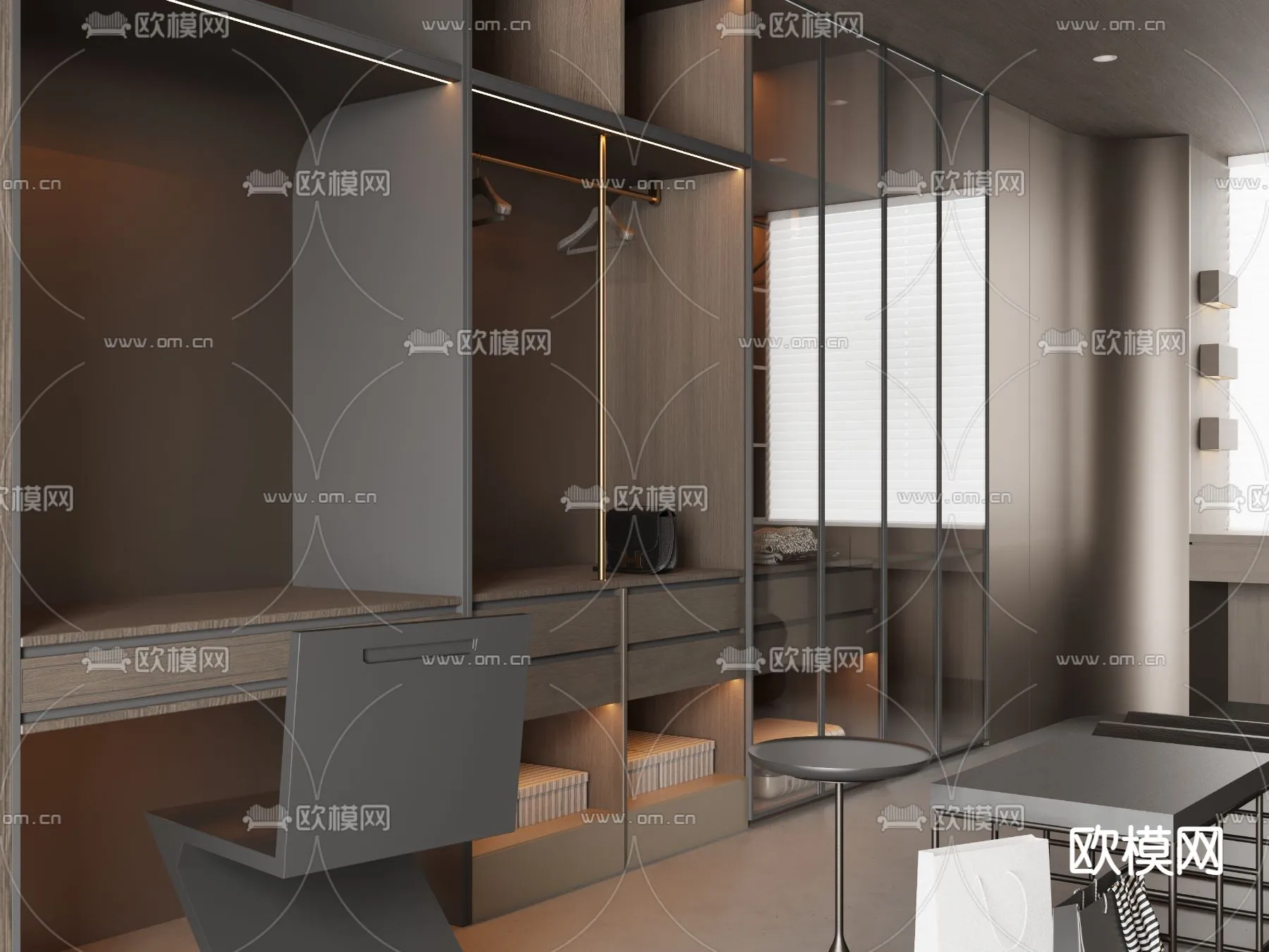 CLOSET ROOM - CORONA - 3D MODEL - 2390