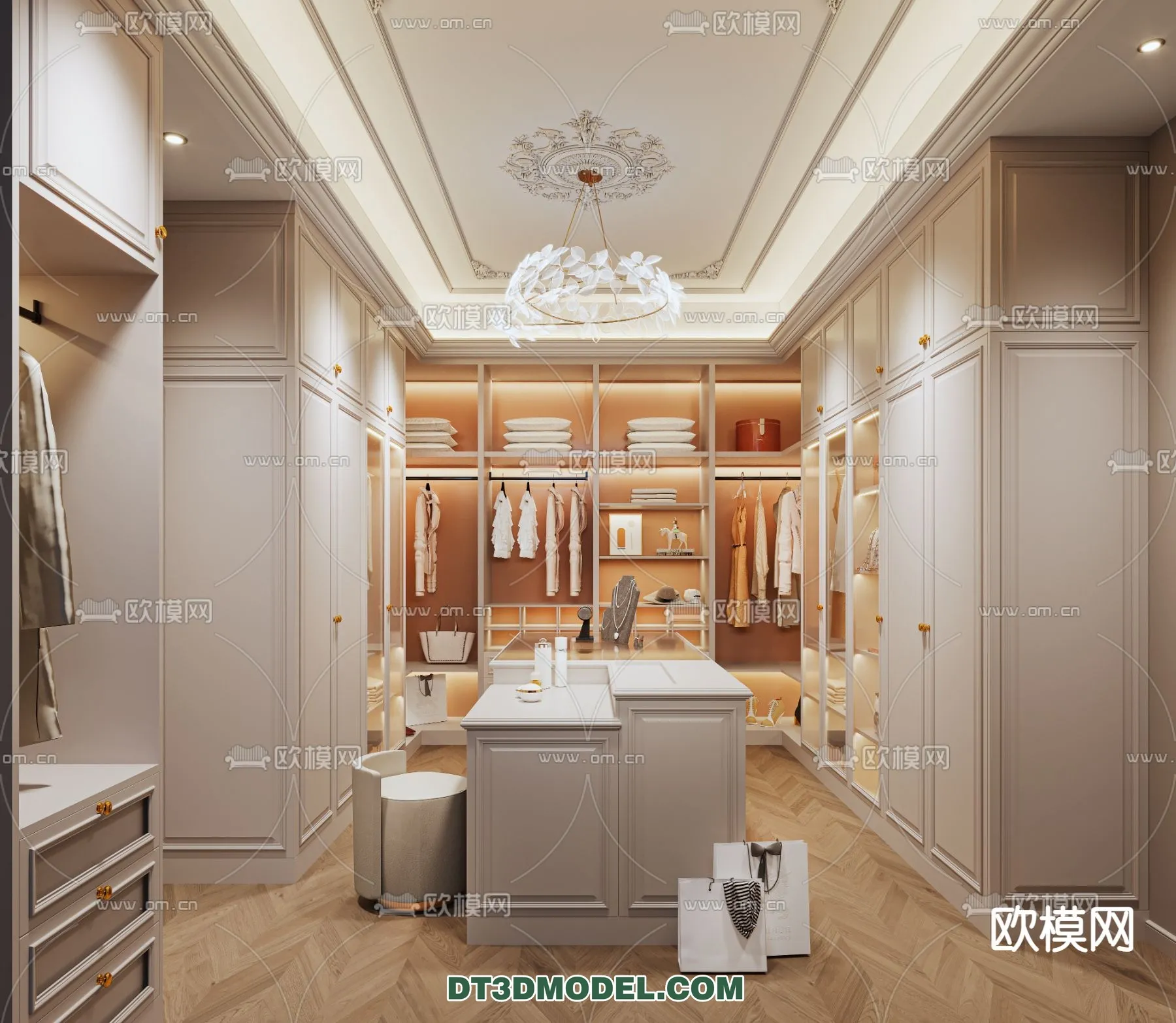 CLOSET ROOM - CORONA - 3D MODEL - 2409