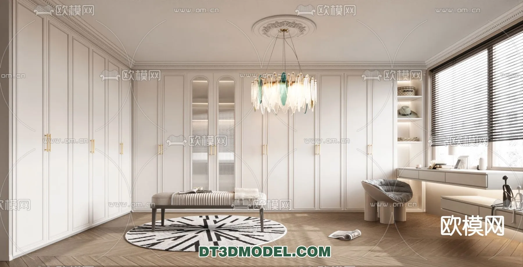 CLOSET ROOM - CORONA - 3D MODEL - 2416