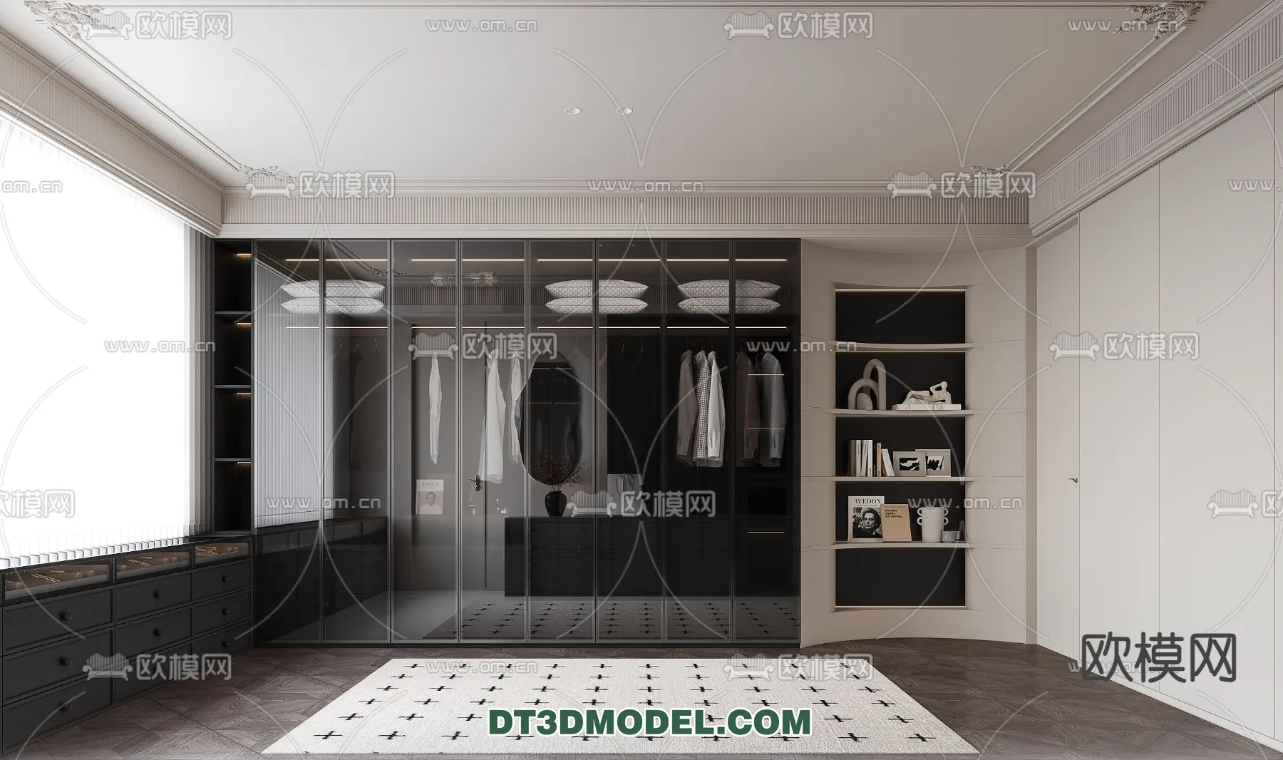 CLOSET ROOM - CORONA - 3D MODEL - 2442