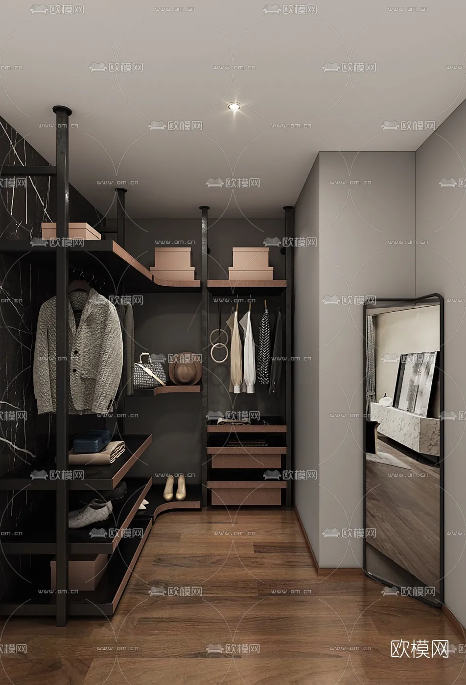 CLOSET ROOM - VRAY / CORONA - 3D MODEL - 2280