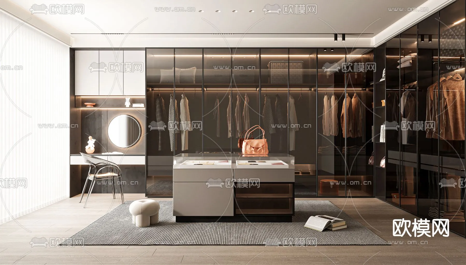 CLOSET ROOM - VRAY / CORONA - 3D MODEL - 2281
