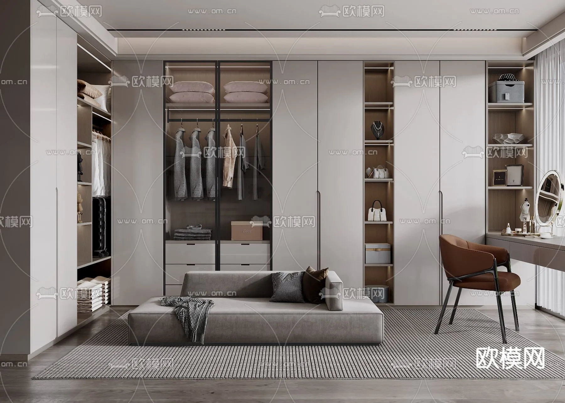 CLOSET ROOM - VRAY / CORONA - 3D MODEL - 2285