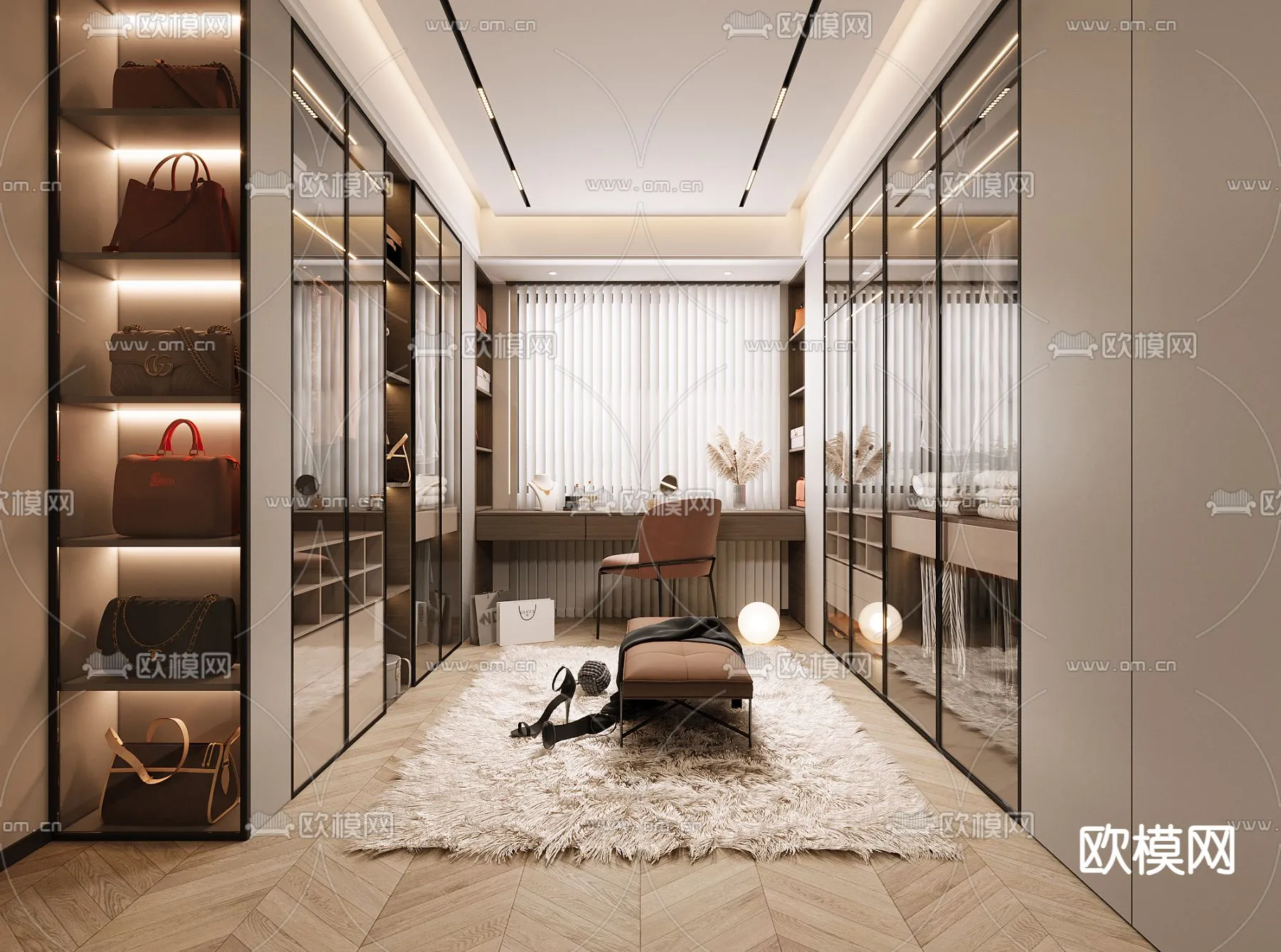 CLOSET ROOM - VRAY / CORONA - 3D MODEL - 2306