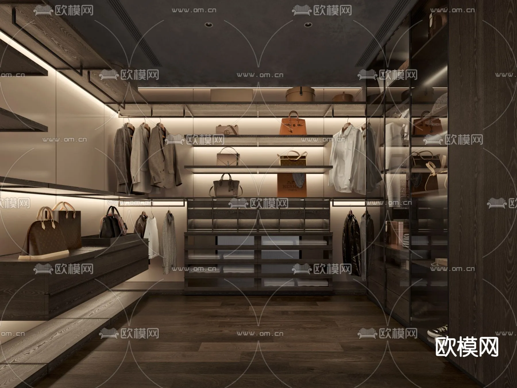 CLOSET ROOM - VRAY / CORONA - 3D MODEL - 2307