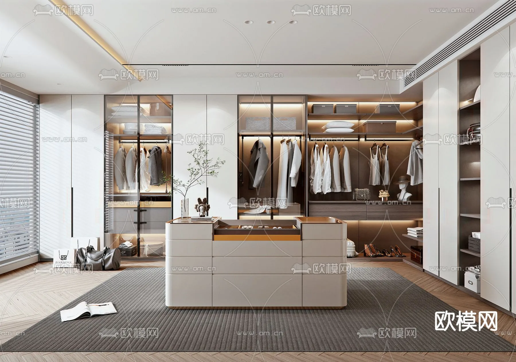 CLOSET ROOM - VRAY / CORONA - 3D MODEL - 2310