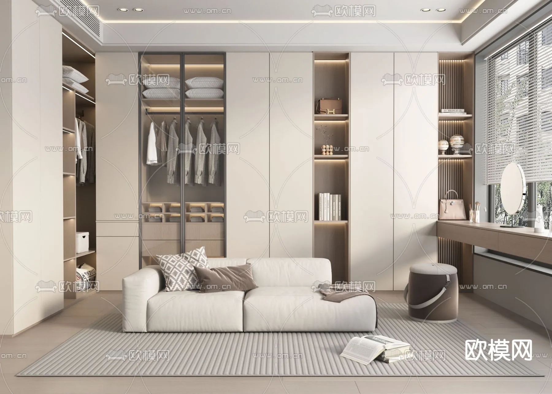 CLOSET ROOM - VRAY / CORONA - 3D MODEL - 2311