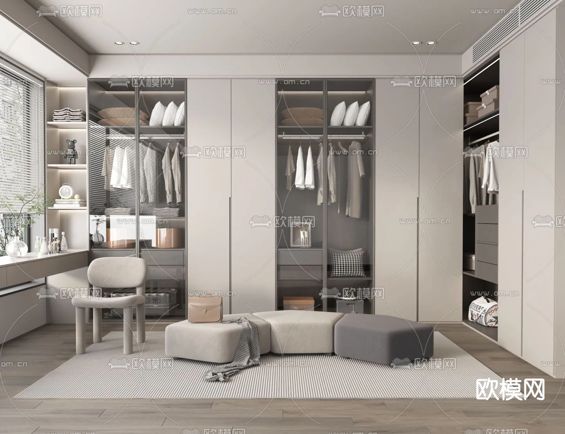 CLOSET ROOM - VRAY / CORONA - 3D MODEL - 2313