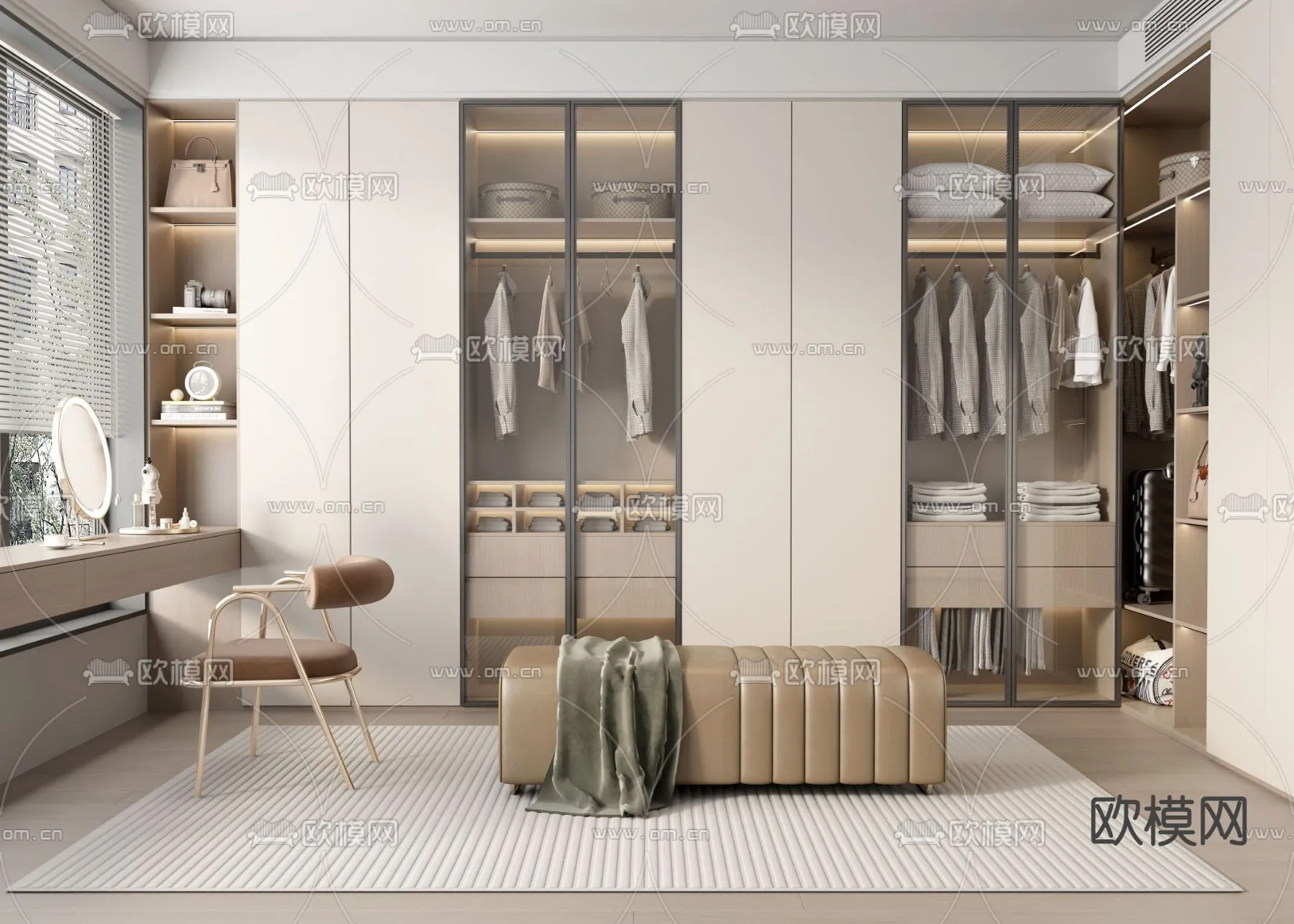 CLOSET ROOM - VRAY / CORONA - 3D MODEL - 2314