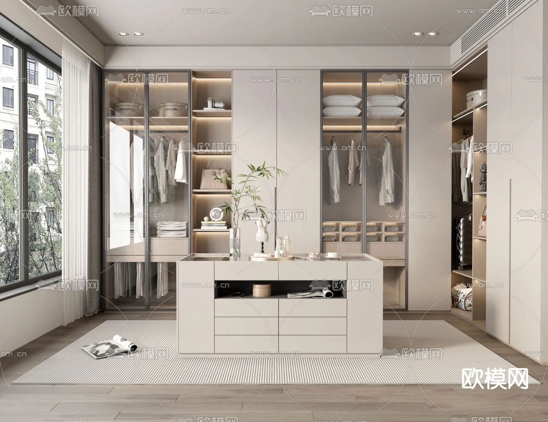 CLOSET ROOM - VRAY / CORONA - 3D MODEL - 2315