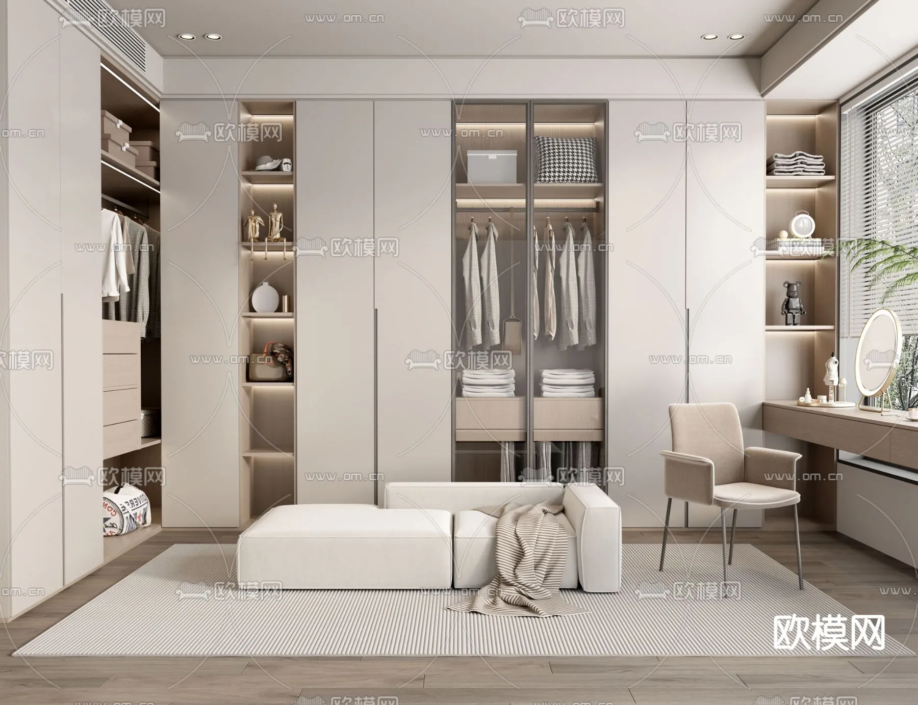 CLOSET ROOM - VRAY / CORONA - 3D MODEL - 2316
