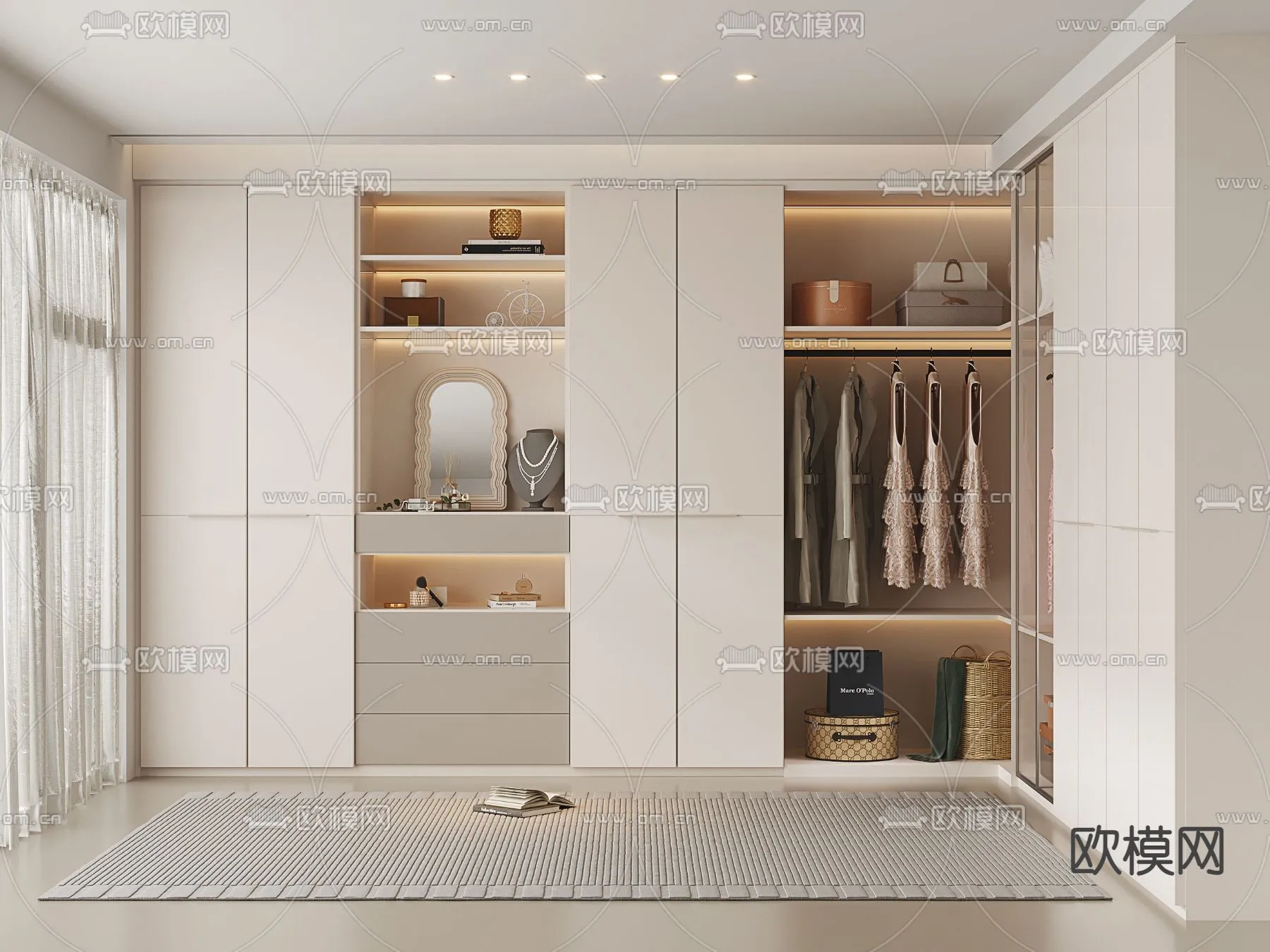 CLOSET ROOM - VRAY / CORONA - 3D MODEL - 2320
