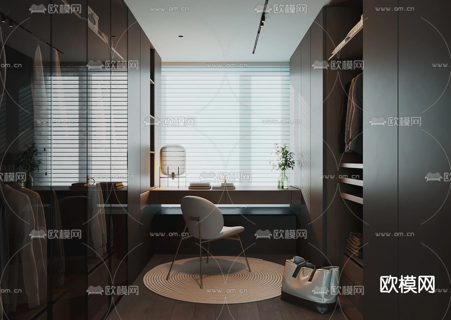 CLOSET ROOM - VRAY / CORONA - 3D MODEL - 2327