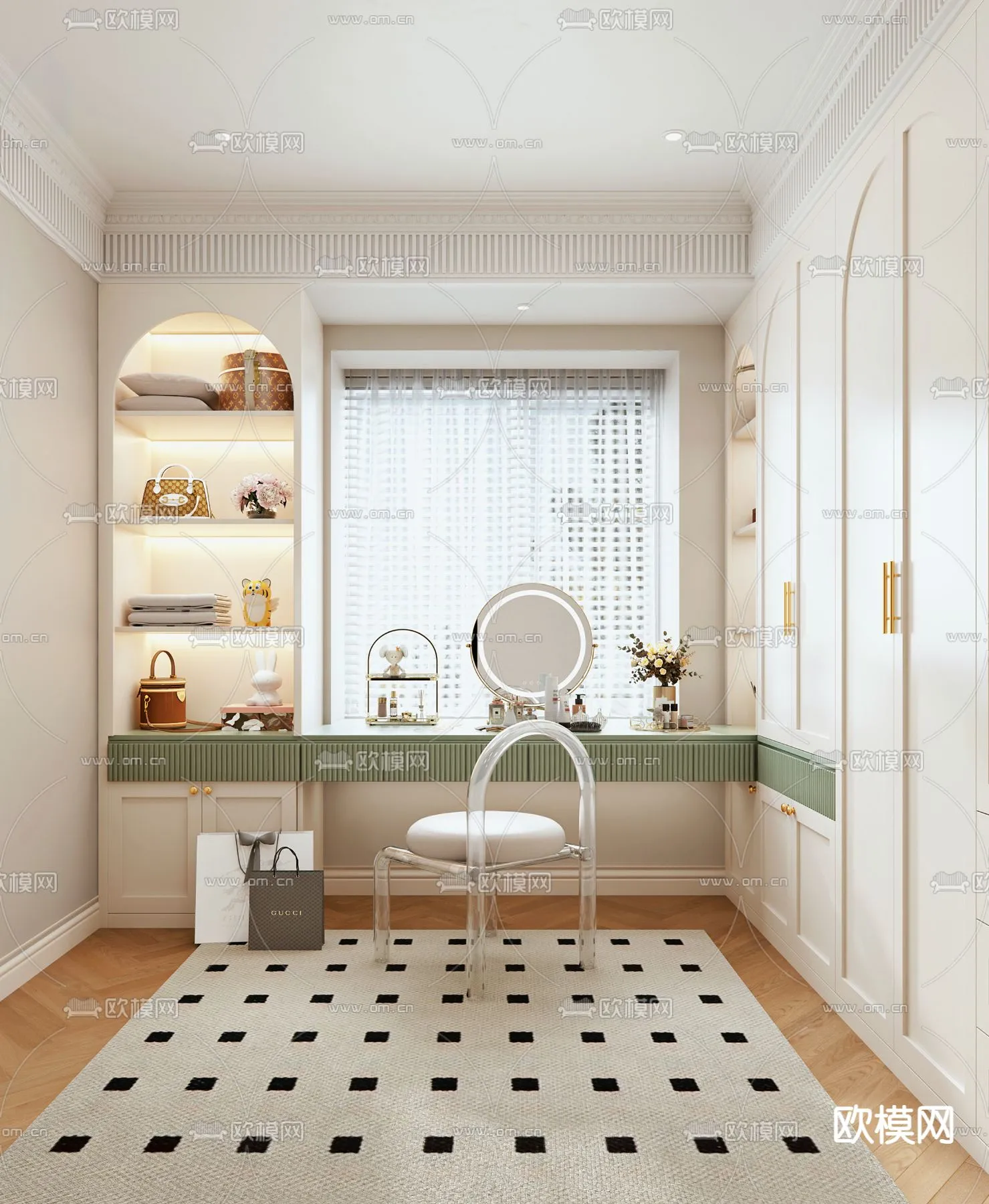 CLOSET ROOM - VRAY / CORONA - 3D MODEL - 2330