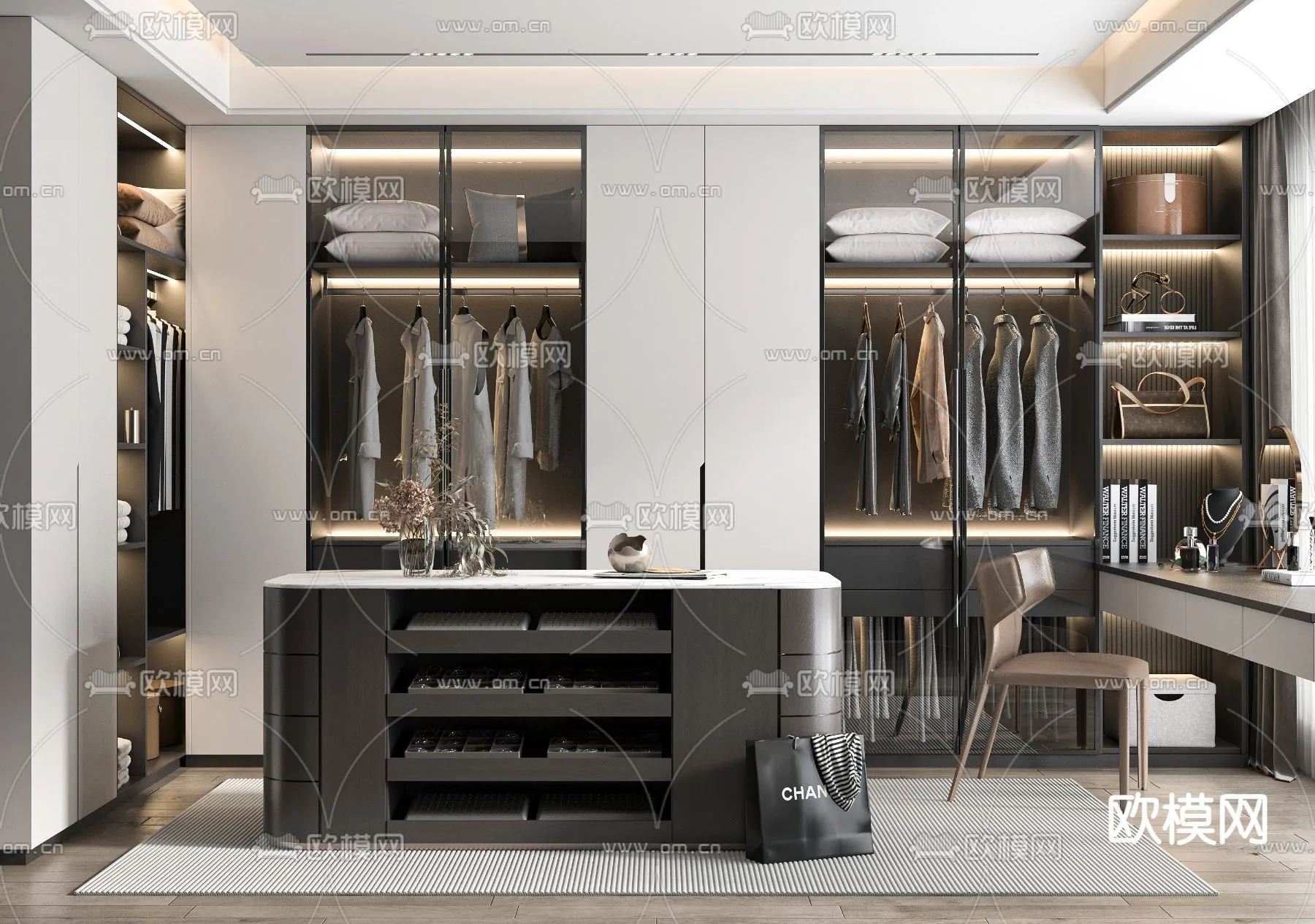 CLOSET ROOM - VRAY / CORONA - 3D MODEL - 2341