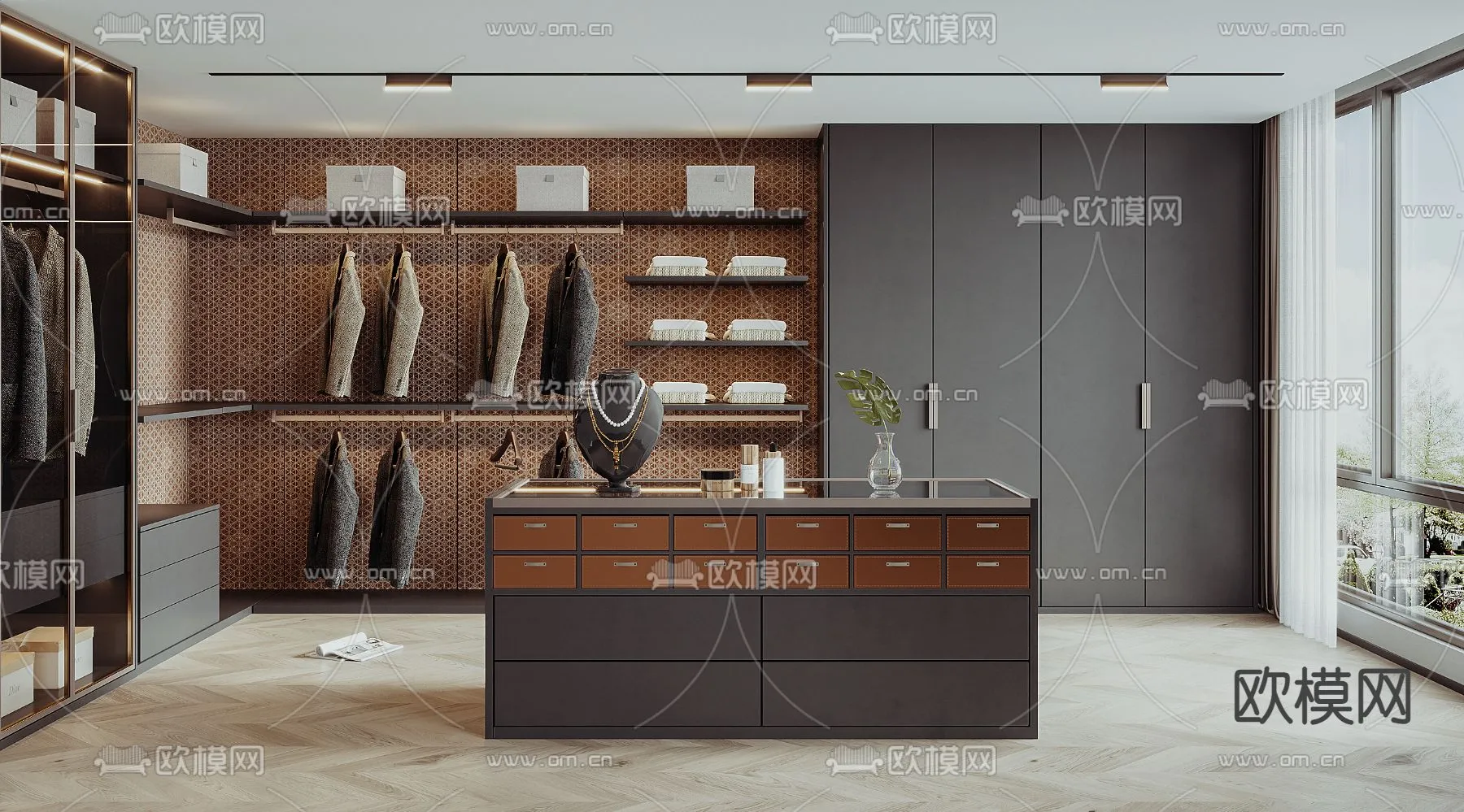 CLOSET ROOM - VRAY / CORONA - 3D MODEL - 2342