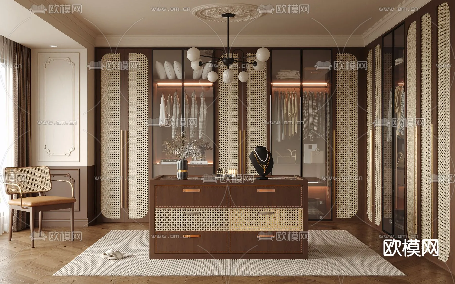 CLOSET ROOM - VRAY / CORONA - 3D MODEL - 2343