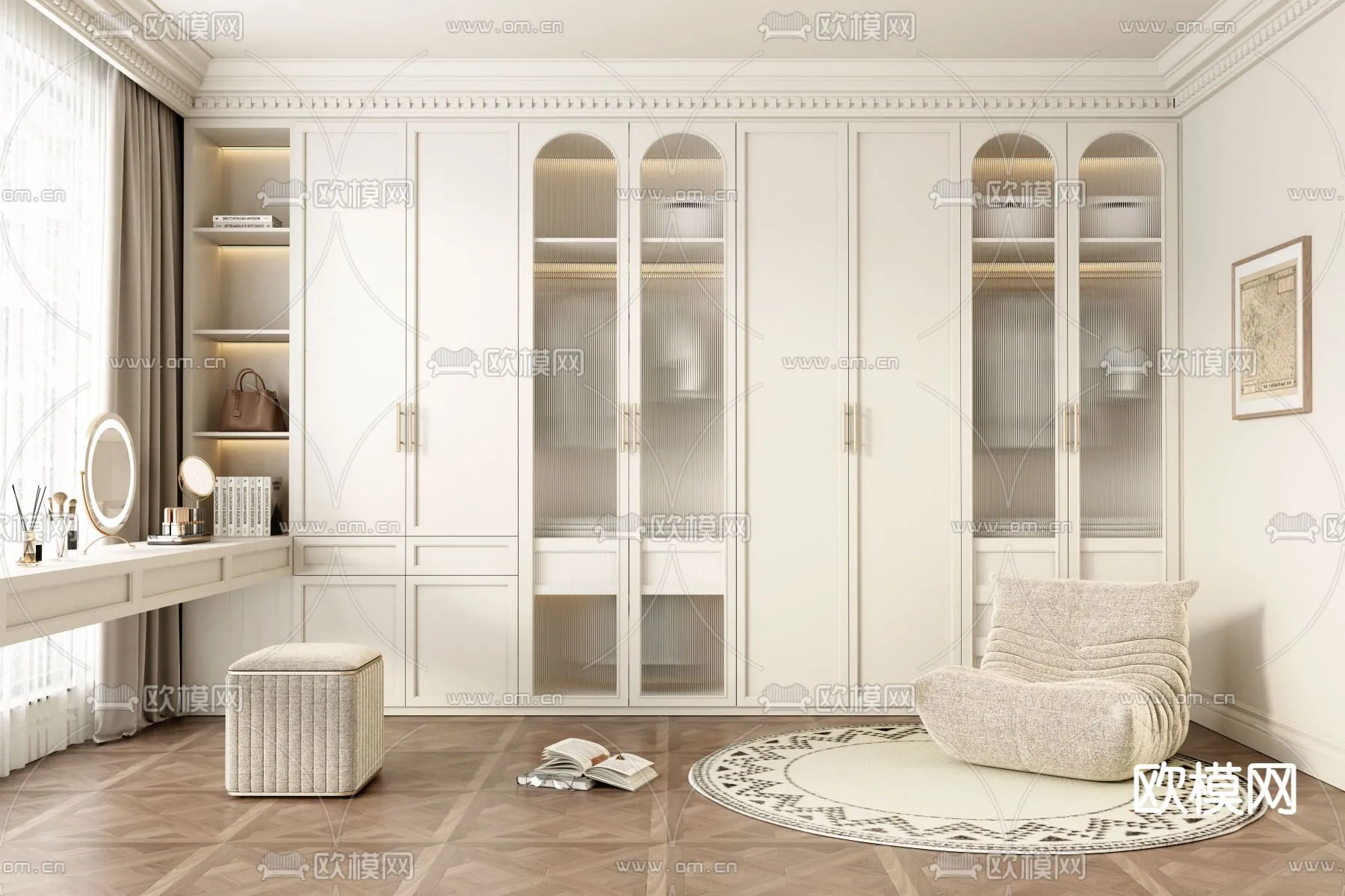 CLOSET ROOM - VRAY / CORONA - 3D MODEL - 2356