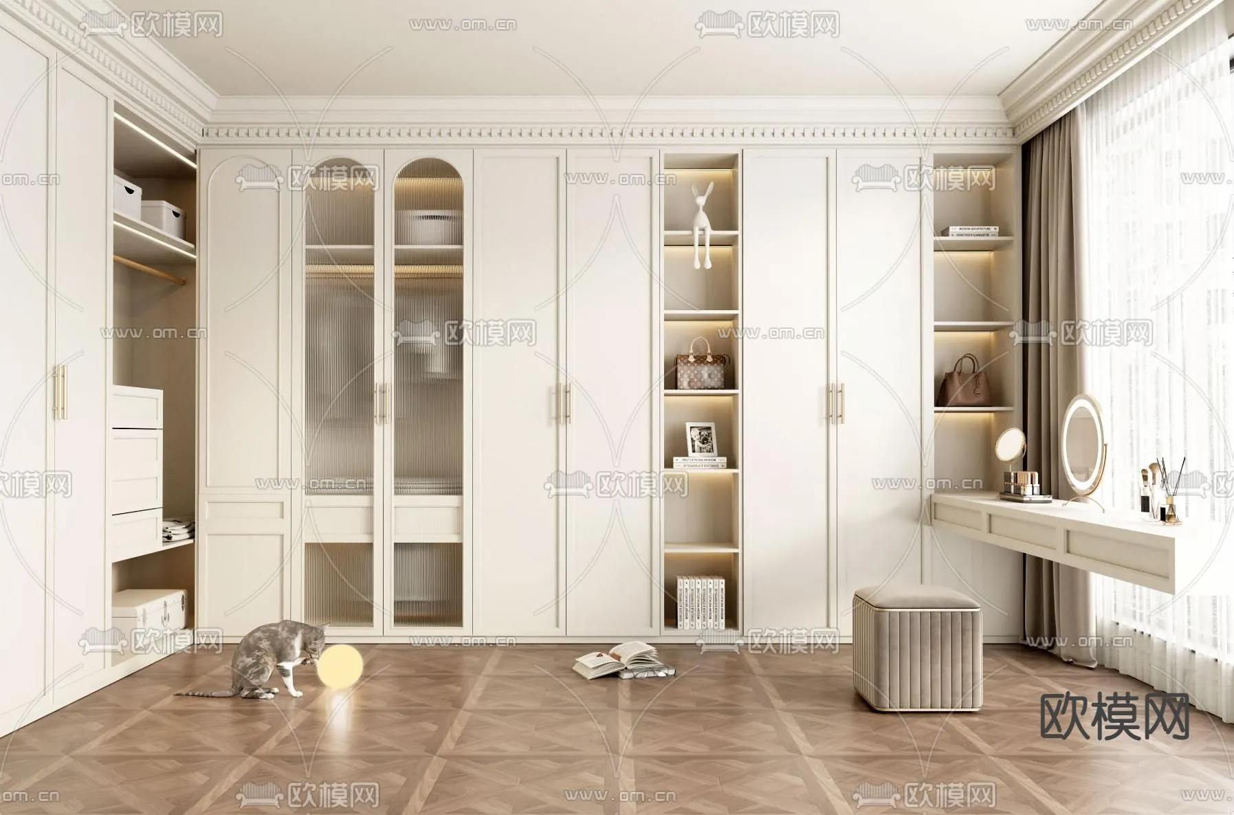 CLOSET ROOM - VRAY / CORONA - 3D MODEL - 2357
